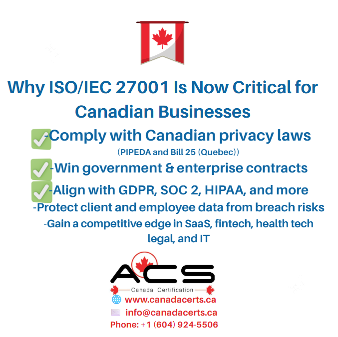 27001 Certification Canada